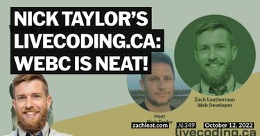 Nick Taylor’s livecoding.ca: WebC is neat!