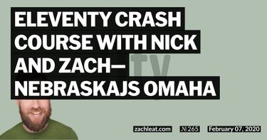 Eleventy Crash Course with Nick and Zach—NebraskaJS Omaha