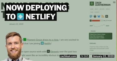 Now Deploying to Netlify