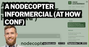 A Nodecopter Informercial (at HOW Conf)