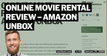 Online Movie Rental Review &#8211; Amazon Unbox