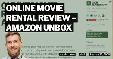 Online Movie Rental Review &#8211; Amazon Unbox