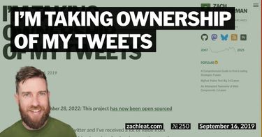 I’m Taking Ownership of My Tweets