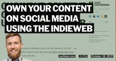 Own Your Content on Social Media Using the IndieWeb