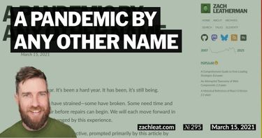 A Pandemic By Any Other Name