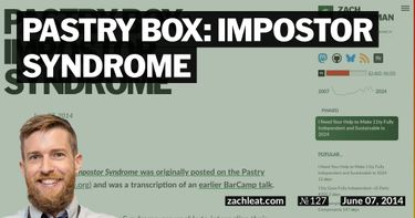 Pastry Box: Impostor Syndrome
