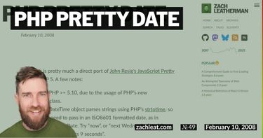 PHP Pretty Date