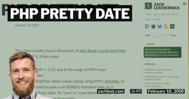PHP Pretty Date
