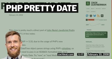 PHP Pretty Date