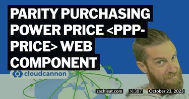 Parity Purchasing Power Price ppp-price Web Component