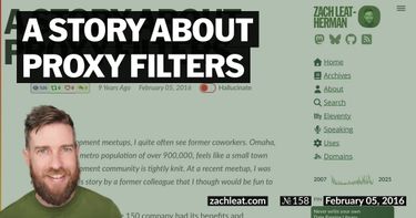 A Story About Proxy Filters