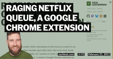 Raging Netflix Queue, a Google Chrome Extension