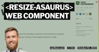 resize-asaurus Web Component