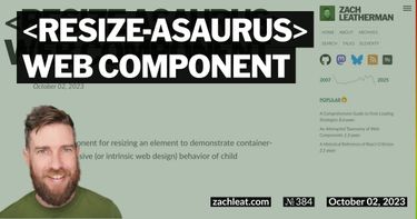 resize-asaurus Web Component