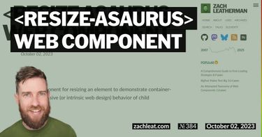 resize-asaurus Web Component