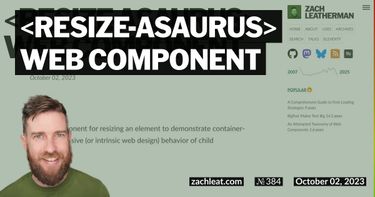 resize-asaurus Web Component