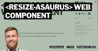 resize-asaurus Web Component