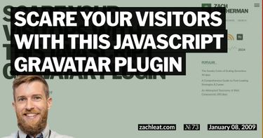 Scare Your Visitors with this JavaScript Gravatar Plugin