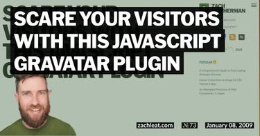 Scare Your Visitors with this JavaScript Gravatar Plugin