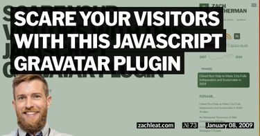 Scare Your Visitors with this JavaScript Gravatar Plugin