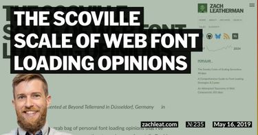 The Scoville Scale of Web Font Loading Opinions