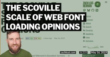 The Scoville Scale of Web Font Loading Opinions