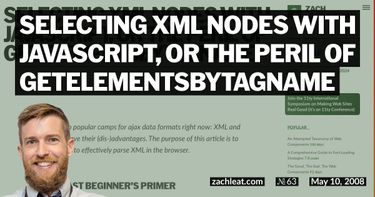 Selecting XML Nodes with JavaScript, or the Peril of getElementsByTagName