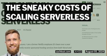 The Sneaky Costs of Scaling Serverless