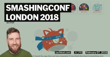 SmashingConf London 2018