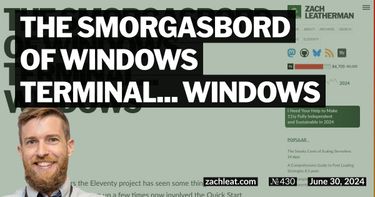 The Smorgasbord of Windows Terminal… Windows