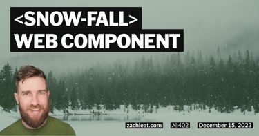 snow-fall Web Component