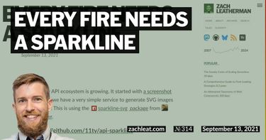 Every Fire Needs a Sparkline