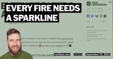 Every Fire Needs a Sparkline