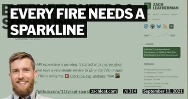 Every Fire Needs a Sparkline