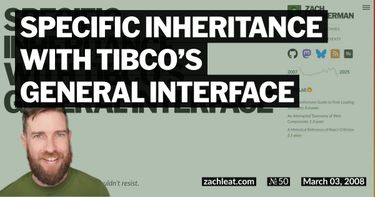 Specific Inheritance with TIBCO&#8217;s General Interface