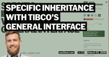 Specific Inheritance with TIBCO&#8217;s General Interface