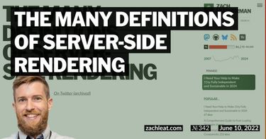 The many definitions of Server-Side Rendering
