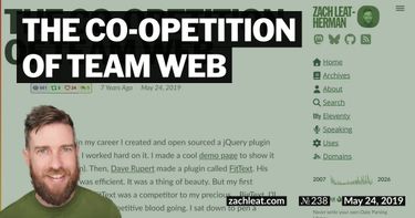 The Co-opetition of Team Web