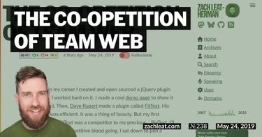 The Co-opetition of Team Web