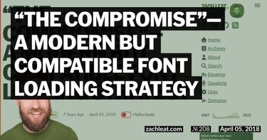 “The Compromise”—a Modern but Compatible Font Loading Strategy