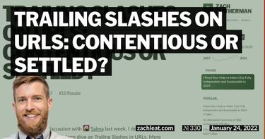 Trailing Slashes on URLs: Contentious or Settled?