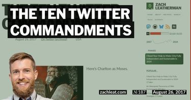 The Ten Twitter Commandments