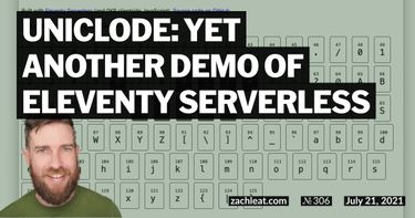 Uniclode: yet another demo of Eleventy Serverless