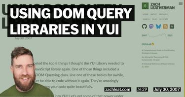 Using DOM Query Libraries in YUI