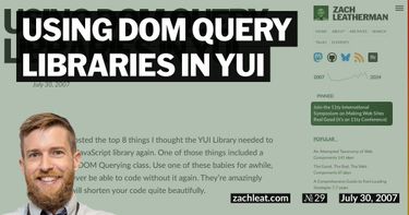 Using DOM Query Libraries in YUI