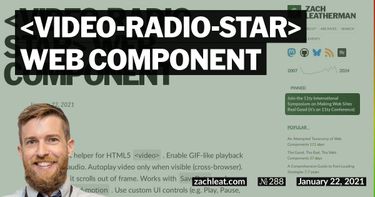 video-radio-star Web Component