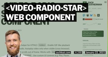 video-radio-star Web Component