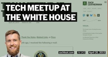 Tech Meetup at the White House