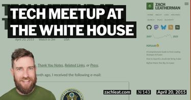 Tech Meetup at the White House