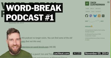 word-break Podcast #1